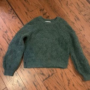 Old Navy Green Knit Sweater Size M 8